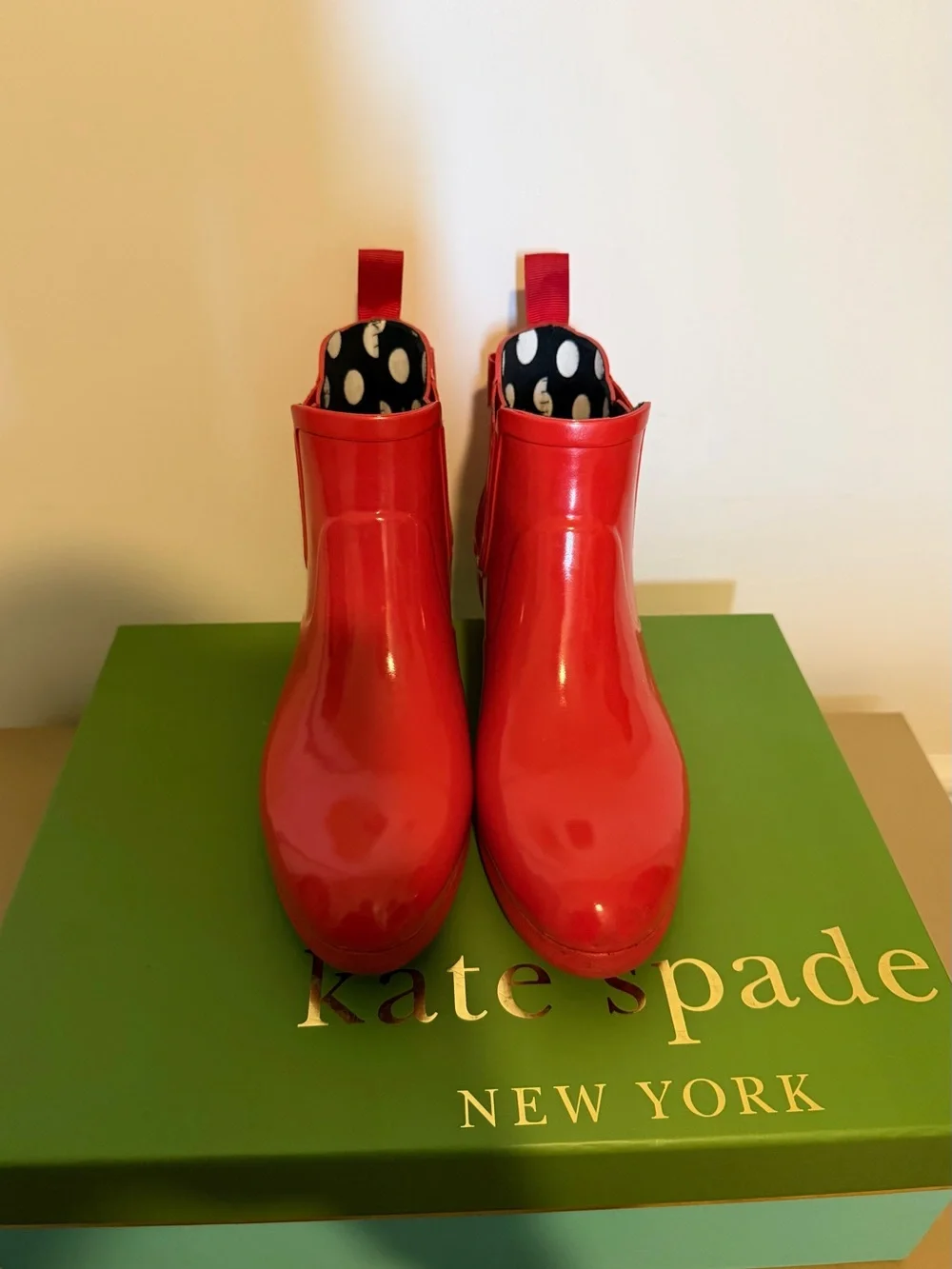 Kate Spade Red Rain Boots